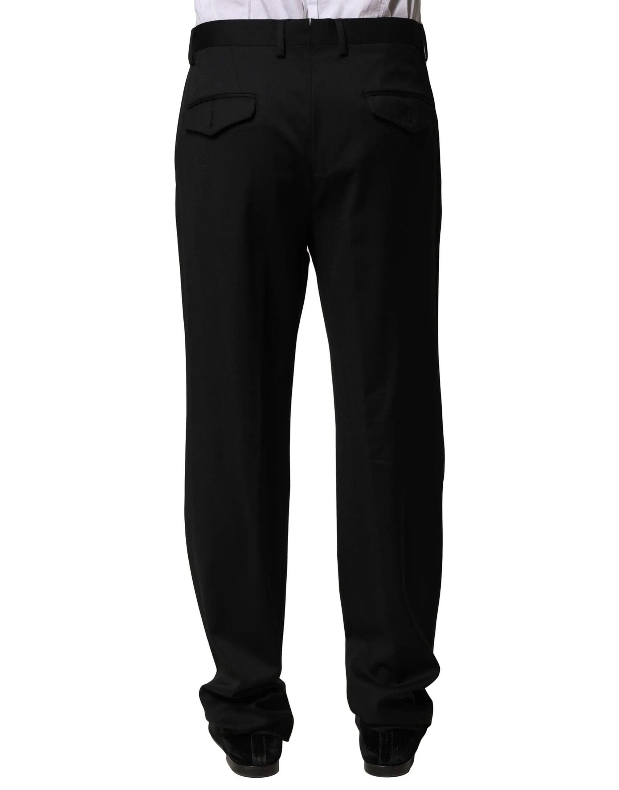Emporio Armani Wool Straight Men Formal Men's Pants