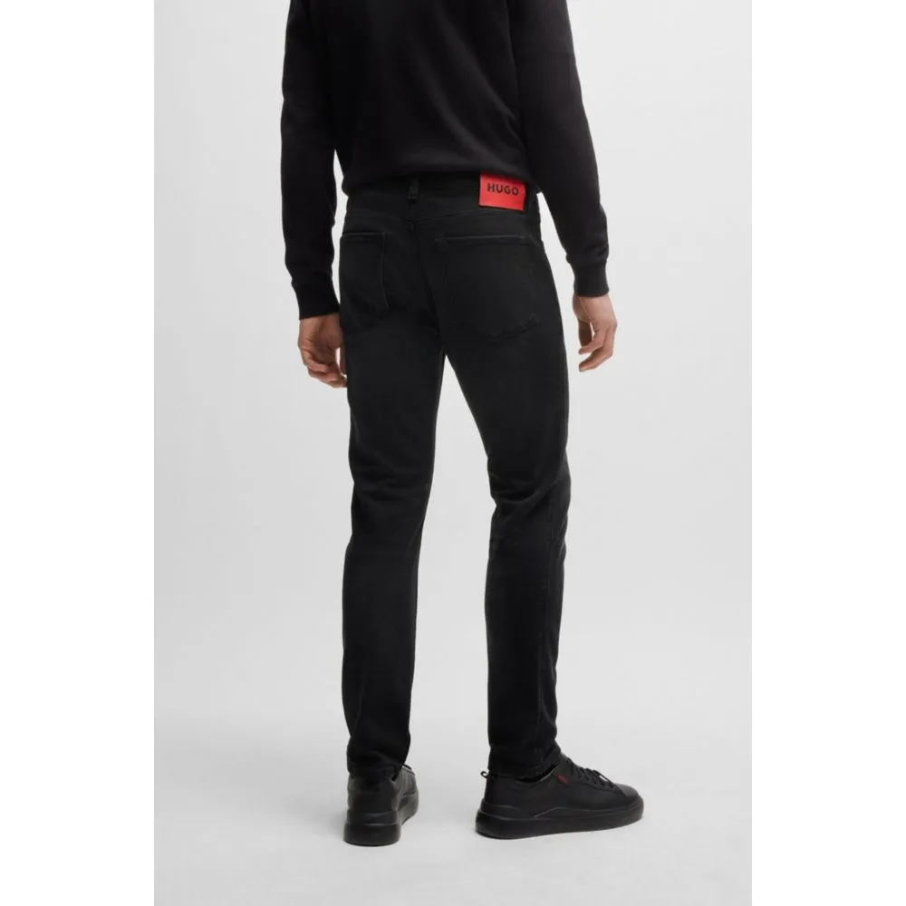 Extra-slim-fit jeans in black-black stretch denim