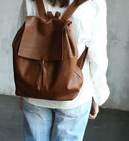 Fashion Black LEATHER WOMEN Backpack School Backpacks Travel Backpack FOR WOMEN