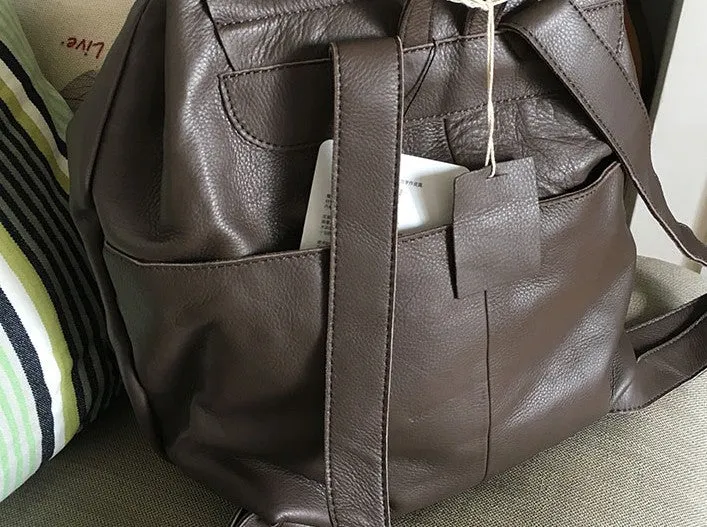 Fashion Black LEATHER WOMEN Backpack School Backpacks Travel Backpack FOR WOMEN