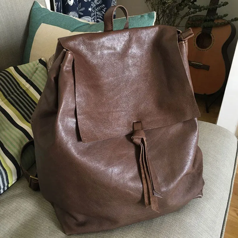 Fashion Black LEATHER WOMEN Backpack School Backpacks Travel Backpack FOR WOMEN