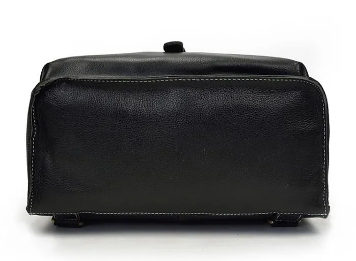 Fashion Black Mens Backpacks Vintage School Backpack Travel Backpack Bags for Men