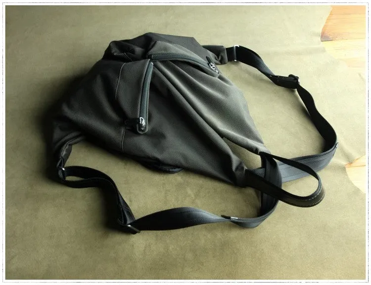 Fashion MIX Red Nylon Leather Mens Backpack Large Nylon Travel Backpack Red Nylon School Backpack for Men
