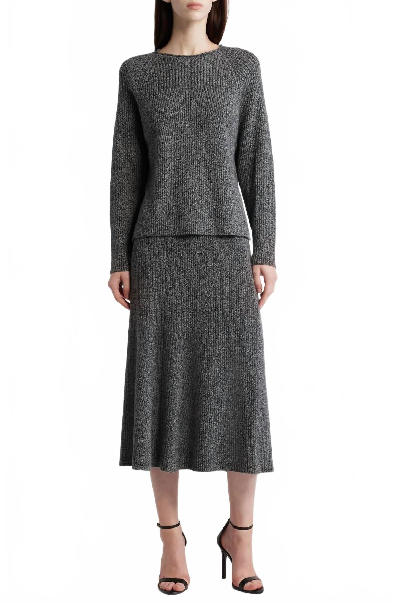 Femi Skirt In Heather Black