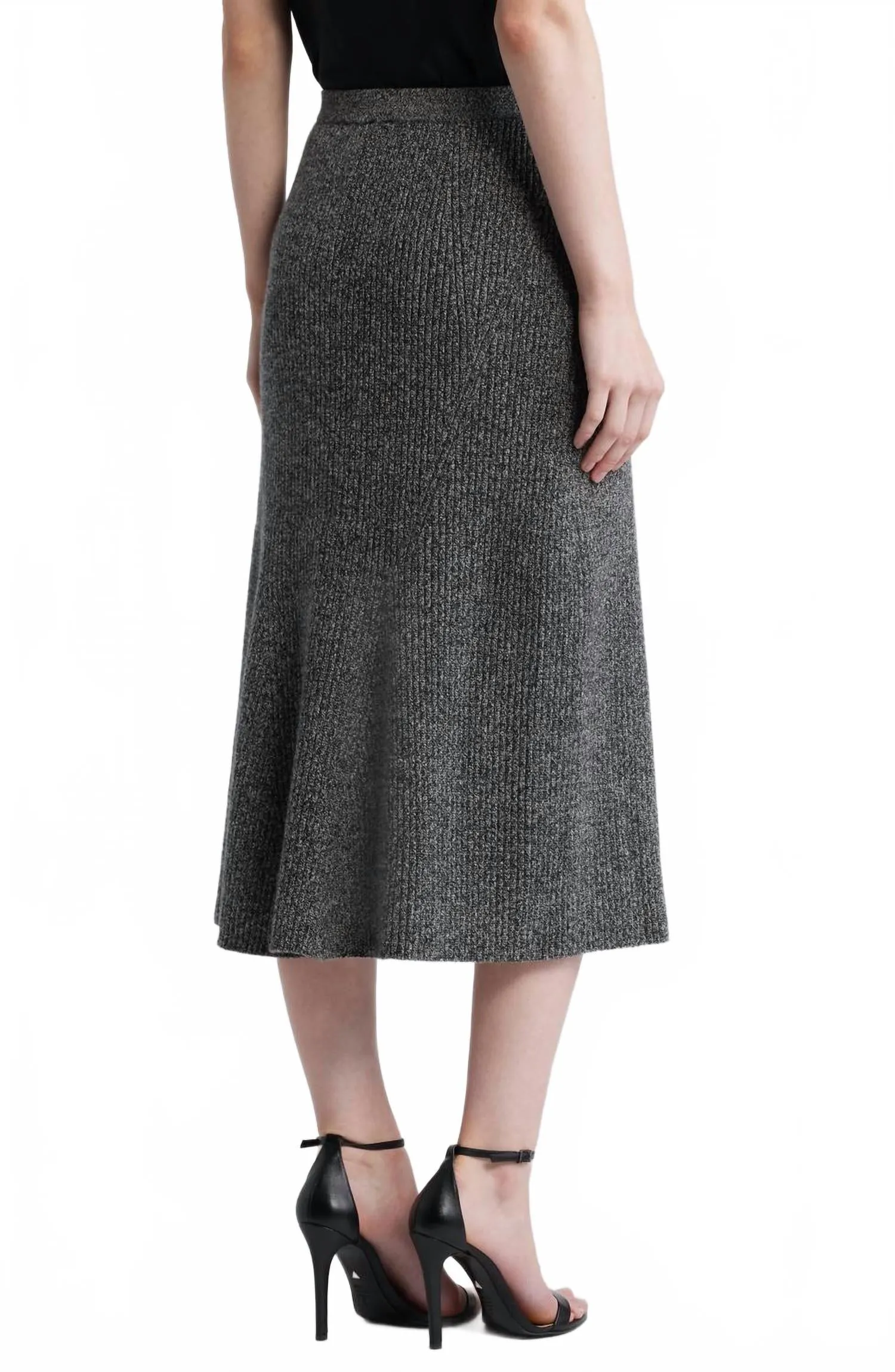 Femi Skirt In Heather Black