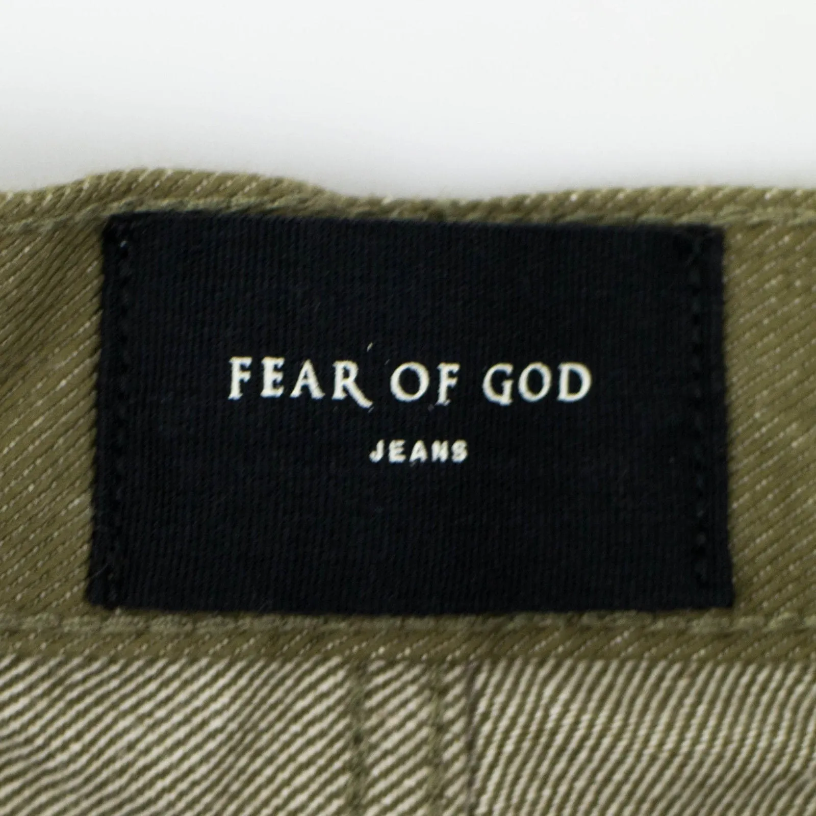 Fifth Collection' Green Denim Slim-Fit Jeans