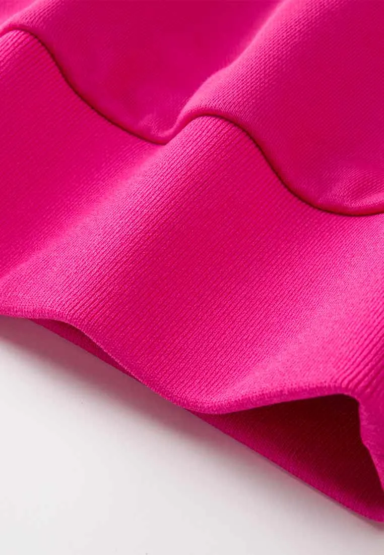 Fuchsia Embellished Cotton/Cashmere Sweatshirt