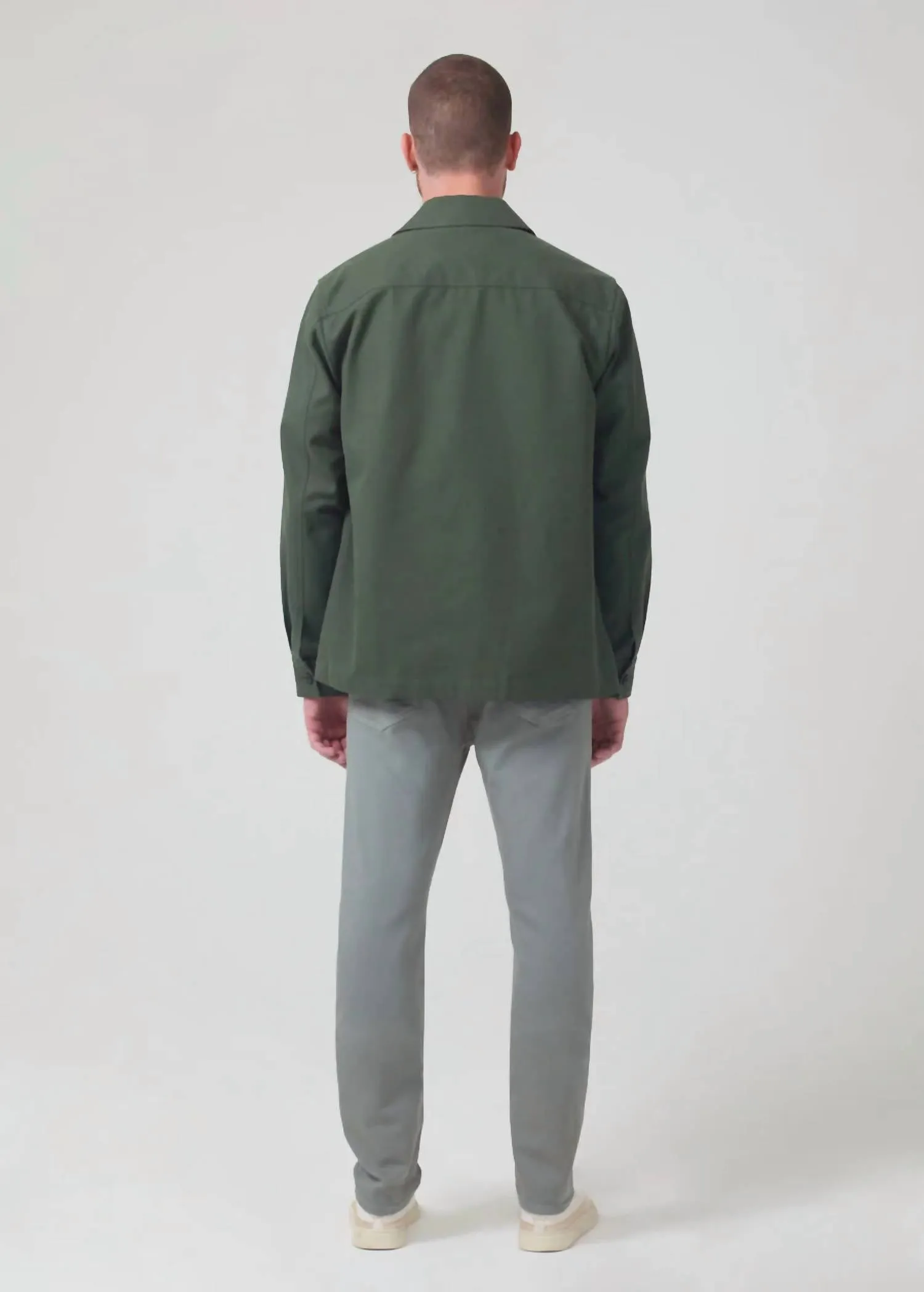 Gage Classic Straight 4 Way Stretch Twill Jeans In Agave