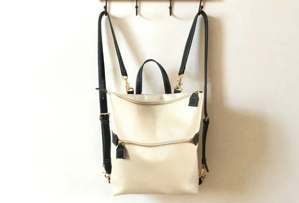 Genuine Leather Backpack Bag Shoulder Bag Handbag Purse For Women