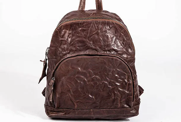 Genuine Leather Backpack Bag Shoulder Bag Leather Purse For Women