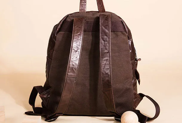 Genuine Leather Backpack Bag Shoulder Bag Leather Purse For Women