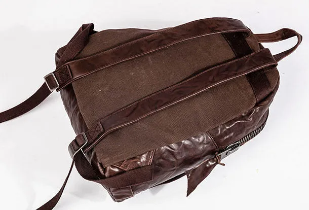 Genuine Leather Backpack Bag Shoulder Bag Leather Purse For Women