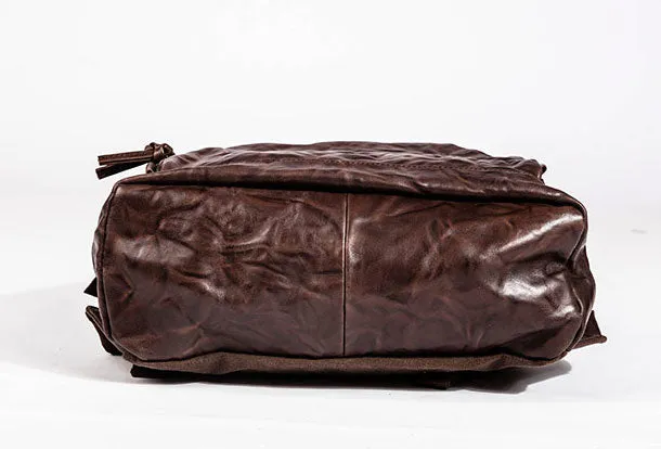 Genuine Leather Backpack Bag Shoulder Bag Leather Purse For Women
