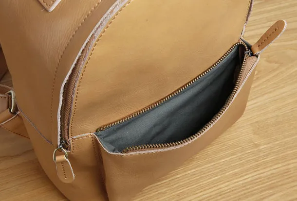 Genuine Leather Cute Backpack Bag Shoulder Bag Red Black Women Leather Purse