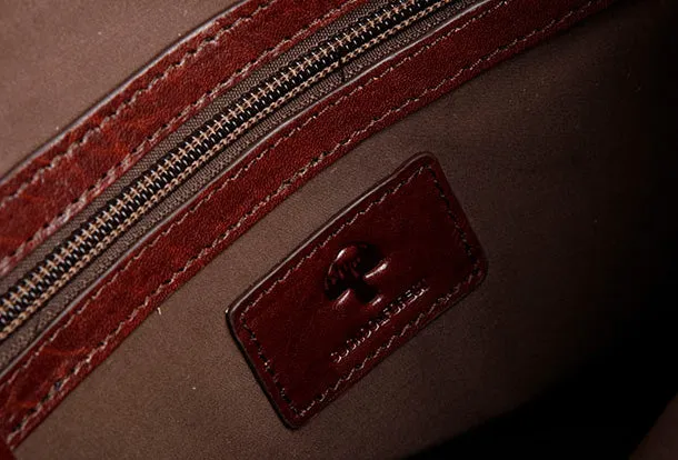 Genuine Leather Cute Backpack Bag Shoulder Bag Red Black Women Leather Purse