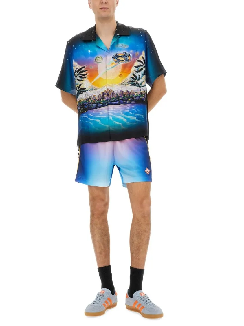 Gradient Football" Shorts