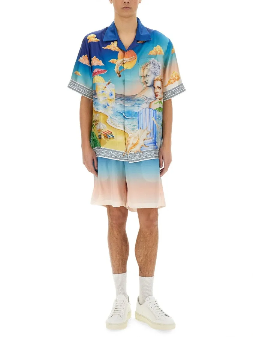 Gradient" Football Shorts