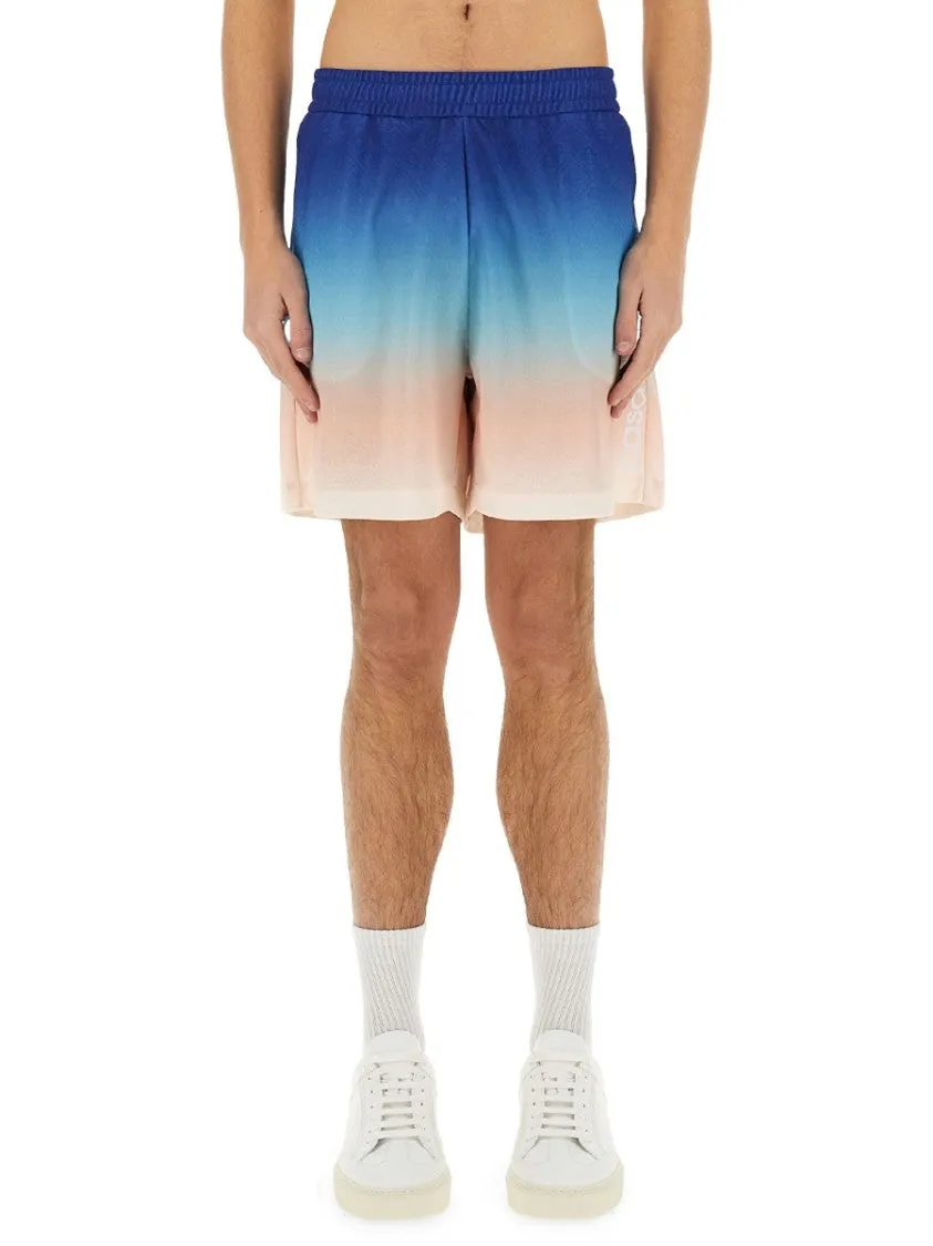Gradient" Football Shorts