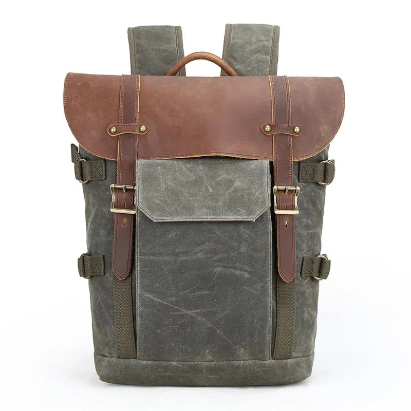 GREEN LARGE CANVAS WATERPROOF MENS CANON CAMERA BACKPACK NIKON CAMERA BAG DSLR CAMERA BAG FOR Women