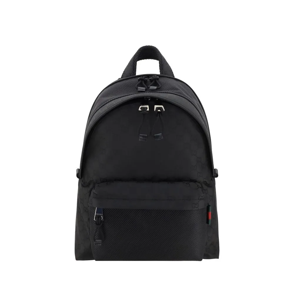 Gucci GG Pattern Nylon Backpack