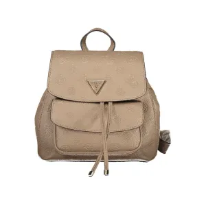 Guess Jeans Beige Polyethylene Backpack