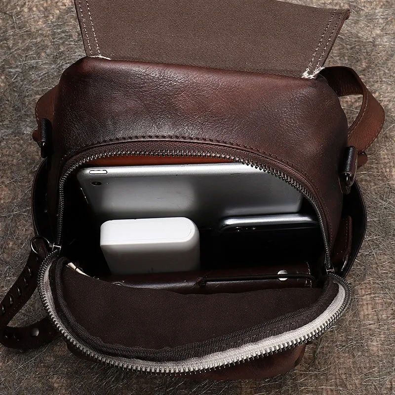 Handmade Convertible Leather Backpacks Womens Best Black Gray Leather Shoulder Purse School Rucksack