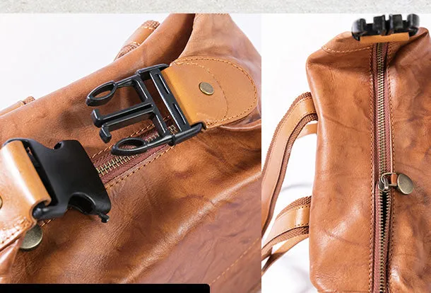 Handmade Genuine Cute Leather Backpack Bag Shoulder Bag Leather Purse For Women