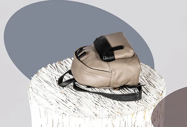 Handmade Genuine Leather Cute Backpack Bag Travel bag Women Leather Purse