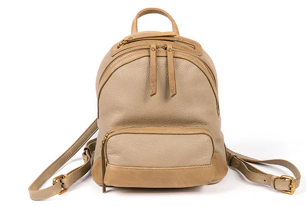 Handmade Genuine Leather Cute Backpack Bag Travel bag Women Leather Purse