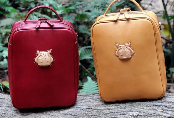 Handmade handbag backpack purse leather crossbody bag purse shoulder bag for women