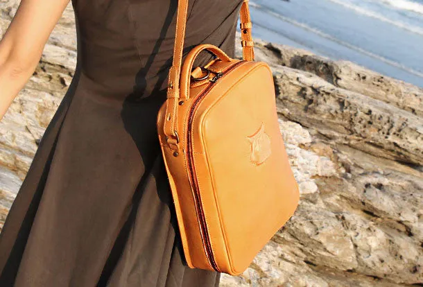 Handmade handbag backpack purse leather crossbody bag purse shoulder bag for women