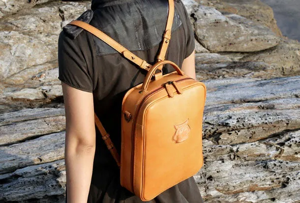 Handmade handbag backpack purse leather crossbody bag purse shoulder bag for women