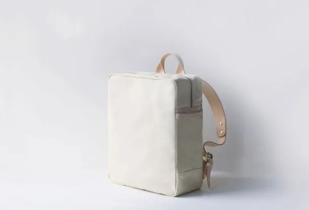 Handmade leather canvas purse backpack bag shoulder bag satchel bag purse women