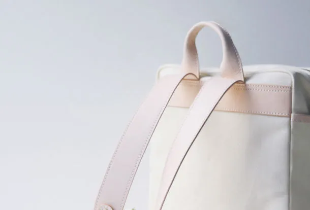 Handmade leather canvas purse backpack bag shoulder bag satchel bag purse women