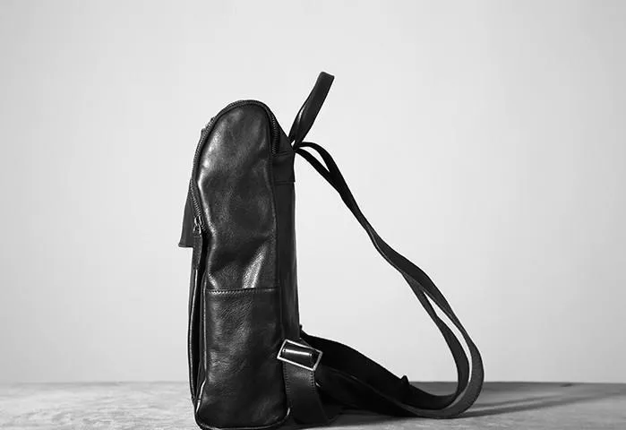 Handmade Leather Mens Cool Backpack Large Travel Backpacks for Men