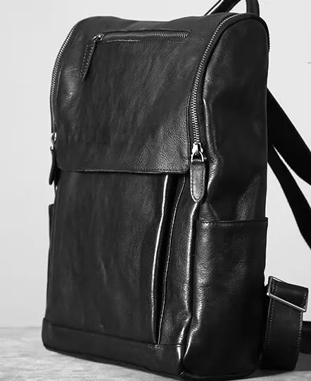 Handmade Leather Mens Cool Backpack Large Travel Backpacks for Men