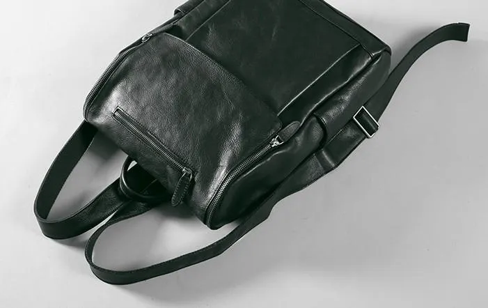 Handmade Leather Mens Cool Backpack Large Travel Backpacks for Men