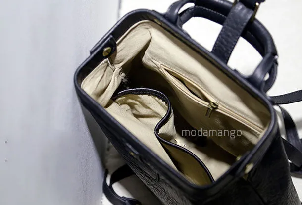 Handmade Leather phone purse backpack for women crossbody bag leather shoulder bag