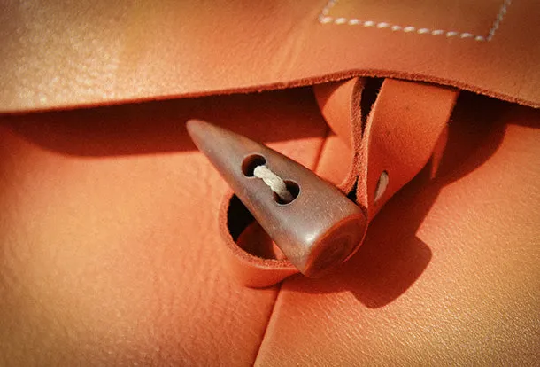 Handmade Leather Womens Backpack School Backpack Purse for Women