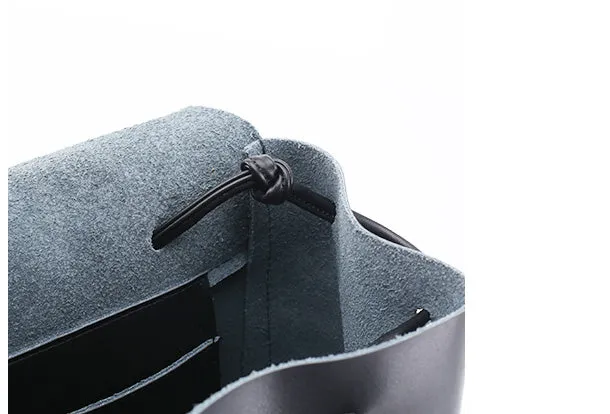 Handmade Leather Womens Backpack School Backpack Purses for Women