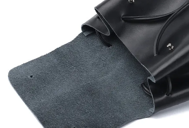 Handmade Leather Womens Backpack School Backpack Purses for Women