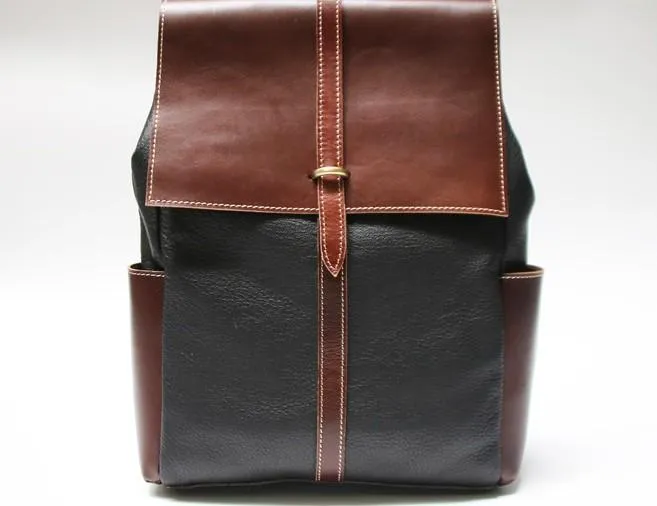 Handmade Mens Leather Backpacks Cool Travel Backpacks Laptop Backpack for men