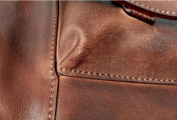 Handmade Mens Leather School Backpacks Bag Travel Backpack for Men
