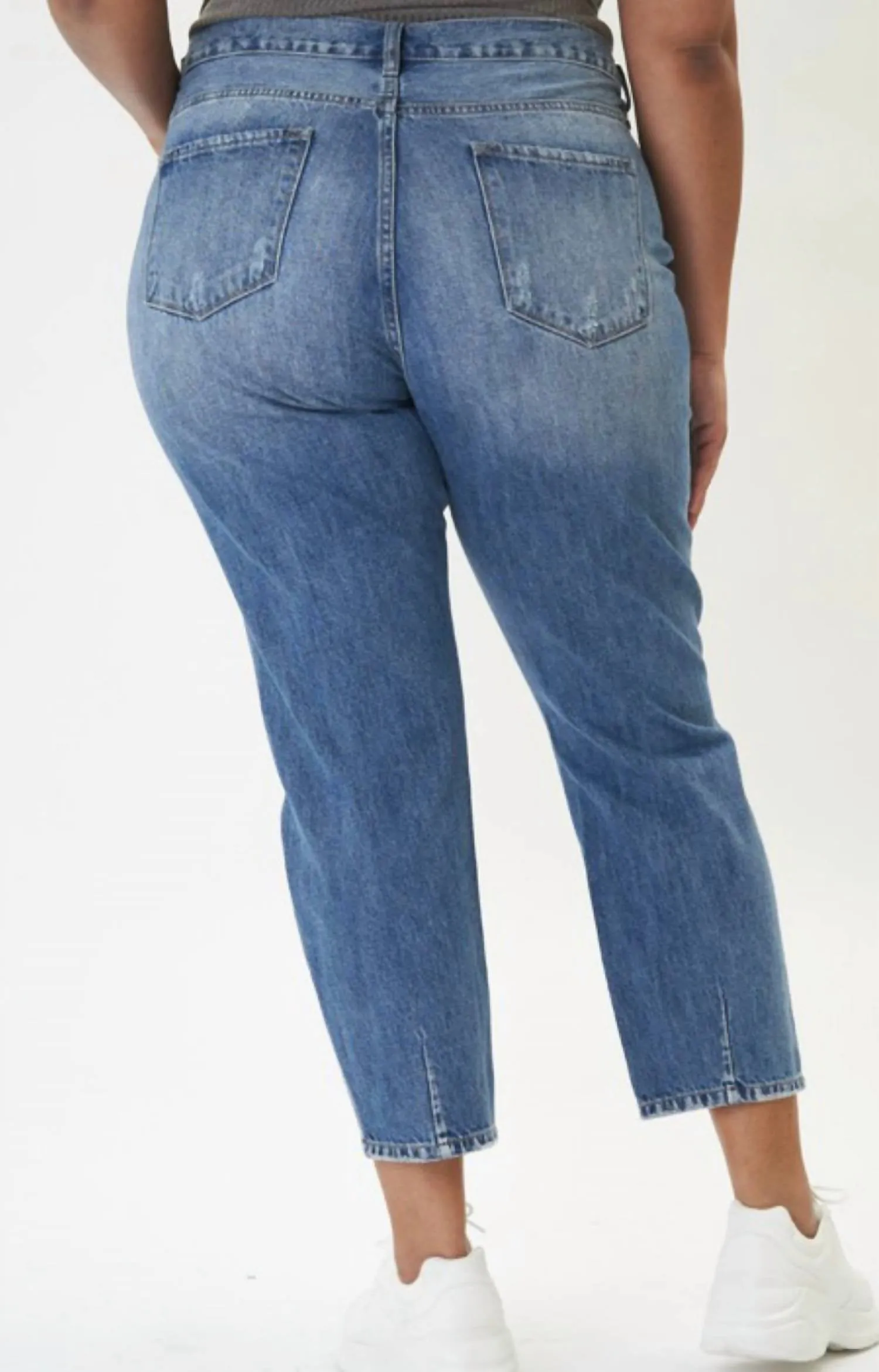 High Waist Jeans In Medium Wash