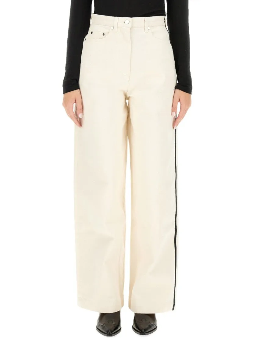High-Waisted Wide Jeans