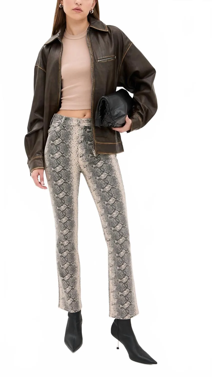 Hustler Flood Jeans In Boa Babe