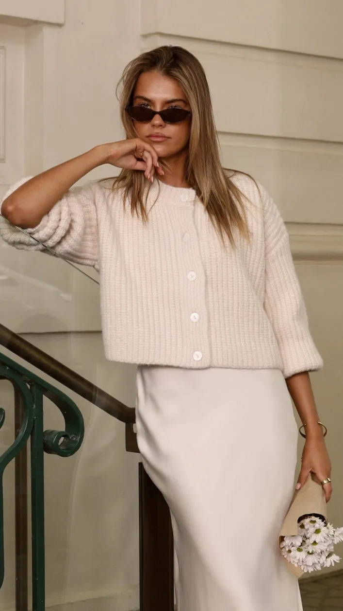 Ilah Cardigan - Cream