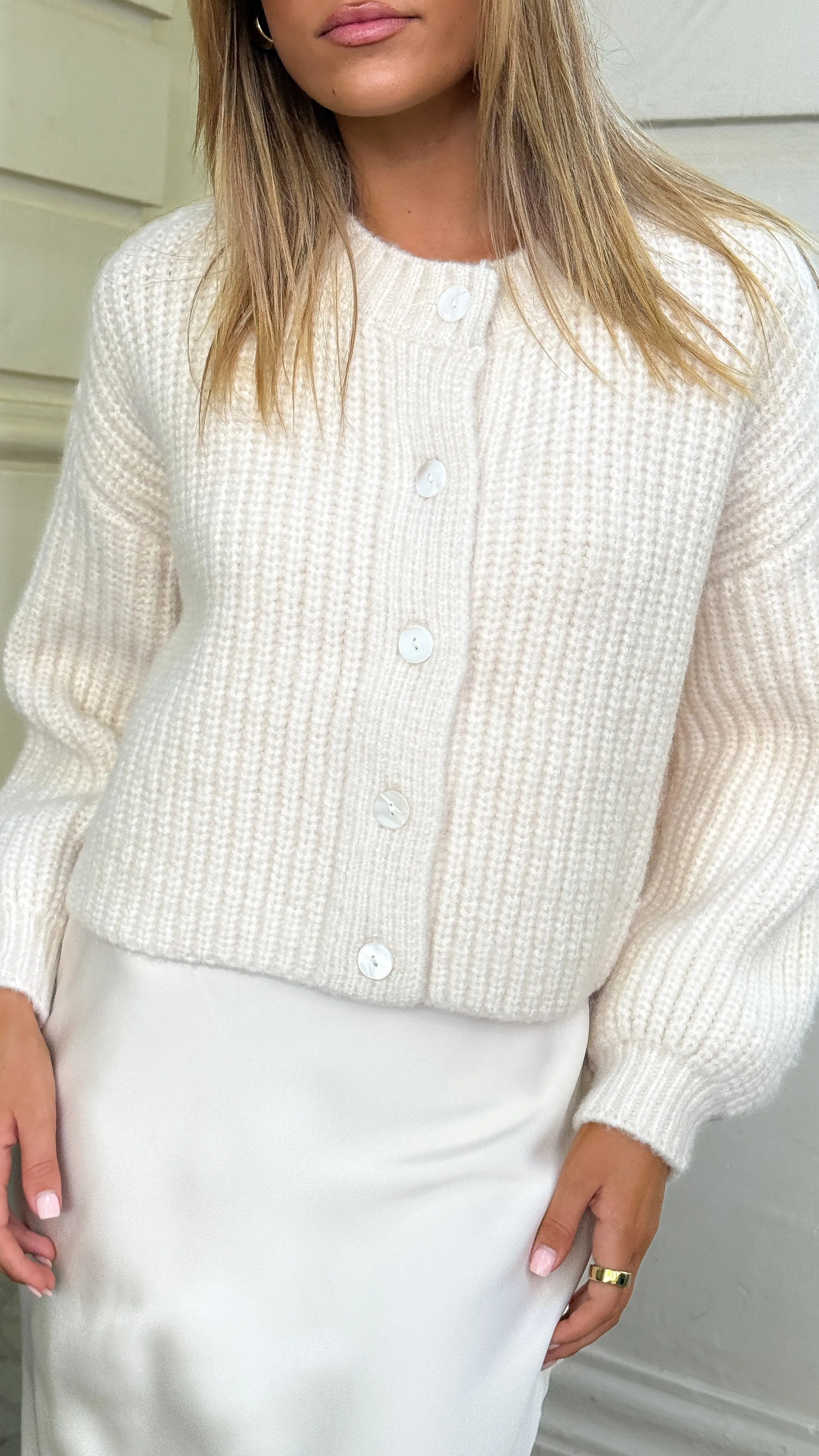 Ilah Cardigan - Cream