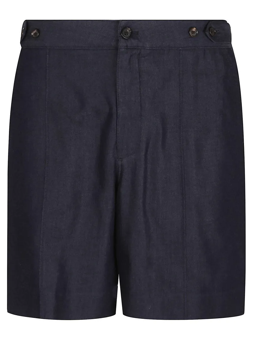 Indigo Lightweight Denim Shorts