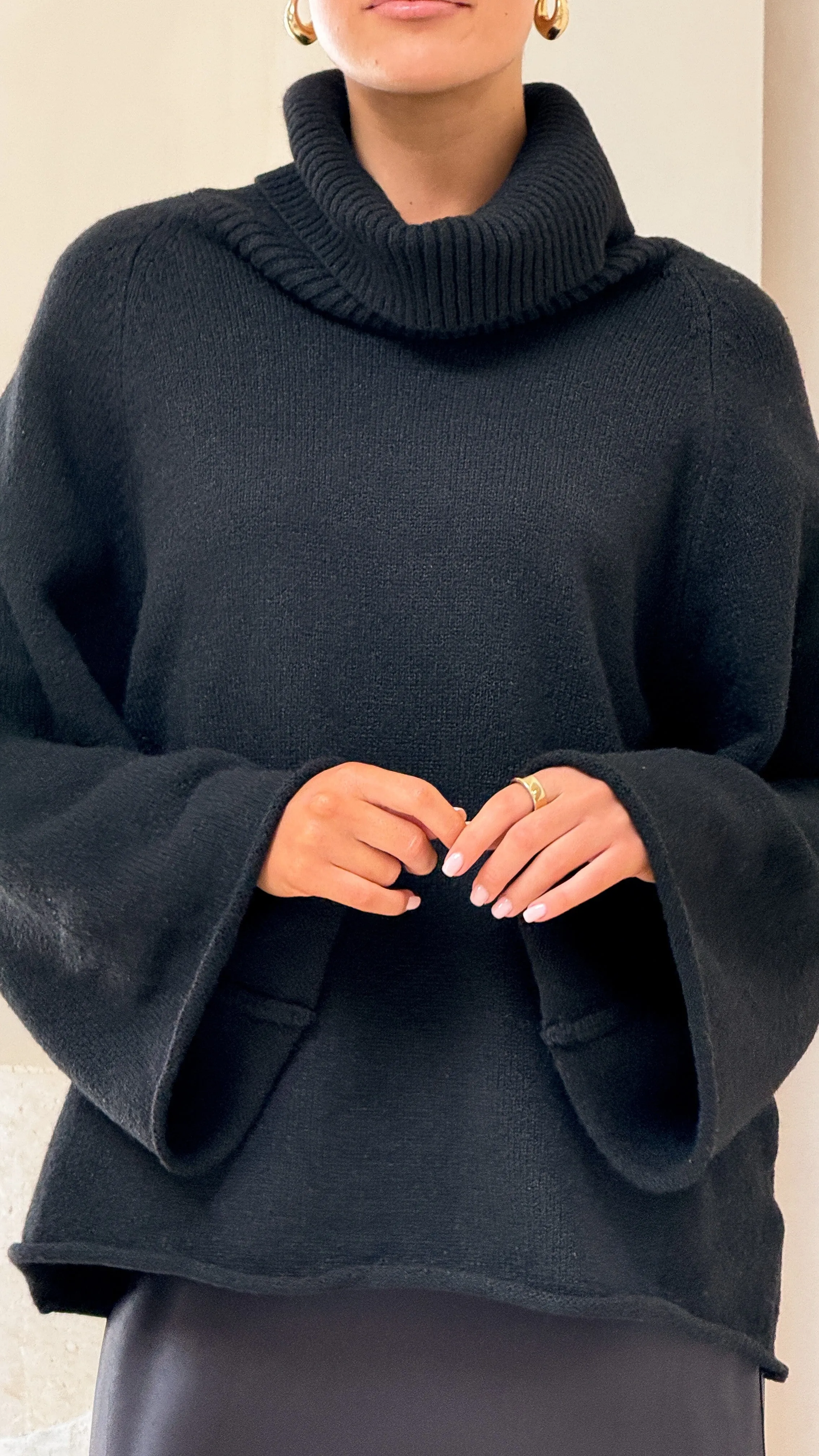 Jacques Knitted Jumper - Black